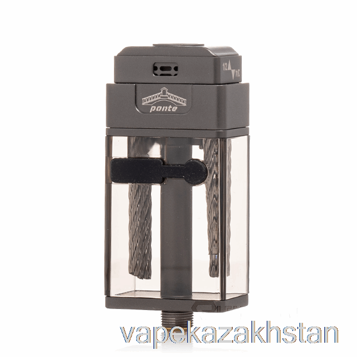 Vape Kazakhstan Orca Vape x MrJustRight1 Ponte XL RDTA Stubby Tank Gunmetal